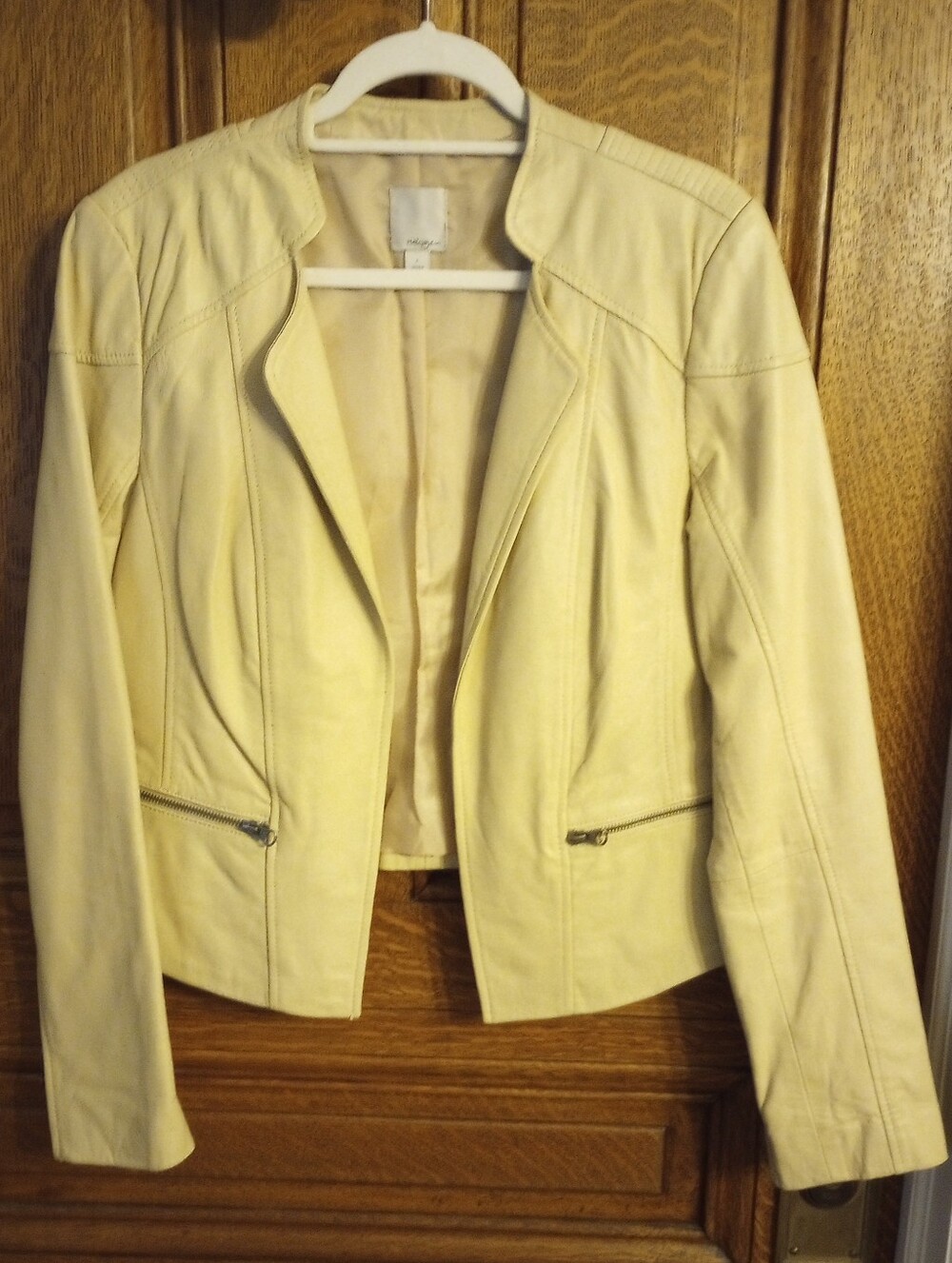 Halogen Leather Jacket, Size L, Beautiful